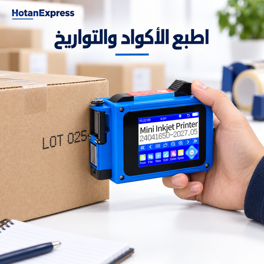 طابعة محمولة لطباعة الأكواد والتواريخ – Mini Printer